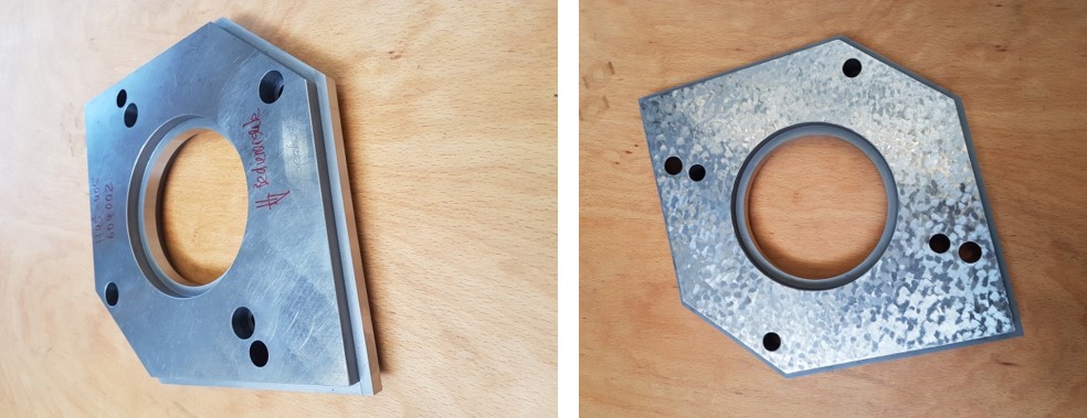 Sechseck- und Zentrumsbohrung